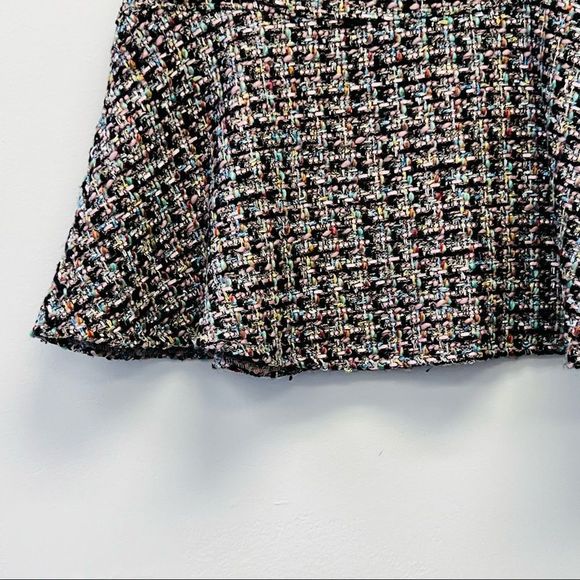 Lea & Viola Tweed Skater Mini Skirt, Size Large Pink Multi - Picture 4 of 13